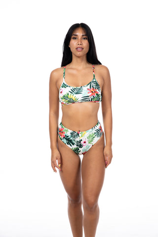 Surf Top in Retro Tropical
