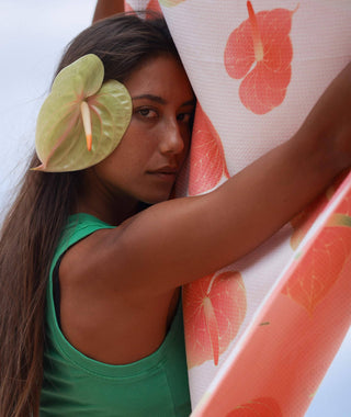 Tag Aloha Beach Towel Anthurium
